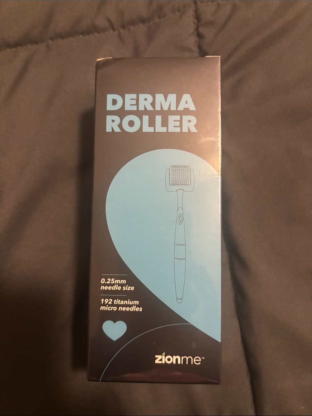 ZionMe Derma Roller in Blue and Rose Gold